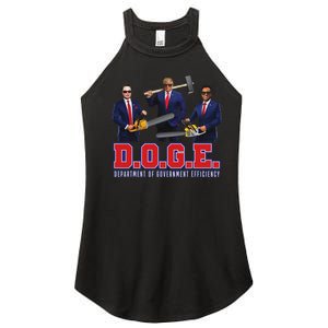 Funny D.O.G.E. (Department Of Government Efficiency) Doge Women's Perfect Tri Rocker Tank