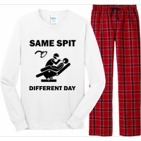 Funny Dentist Dental Hygienist Same Spit Different Day Gag Long Sleeve Pajama Set