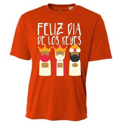 Feliz Dia De Reyes Happy Epiphany Day Three Kings Day Cute Gift Cooling Performance Crew T-Shirt