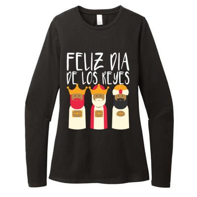 Feliz Dia De Reyes Happy Epiphany Day Three Kings Day Cute Gift Womens CVC Long Sleeve Shirt