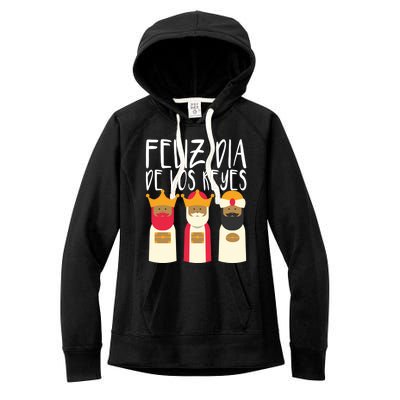 Feliz Dia De Reyes Happy Epiphany Day Three Kings Day Cute Gift Women's Fleece Hoodie