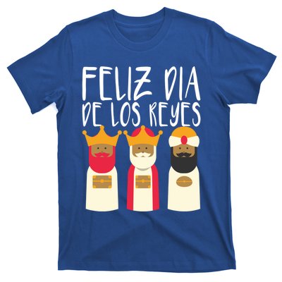 Feliz Dia De Reyes Happy Epiphany Day Three Kings Day Cute Gift T-Shirt