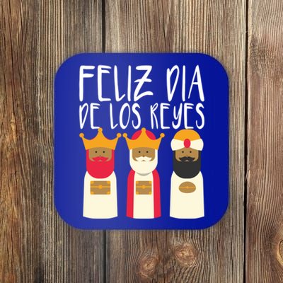 Feliz Dia De Reyes Happy Epiphany Day Three Kings Day Cute Gift Coaster