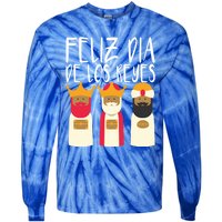 Feliz Dia De Reyes Happy Epiphany Day Three Kings Day Cute Gift Tie-Dye Long Sleeve Shirt