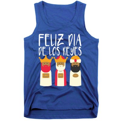 Feliz Dia De Reyes Happy Epiphany Day Three Kings Day Cute Gift Tank Top