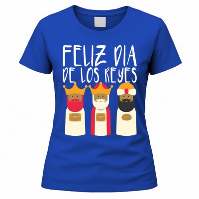 Feliz Dia De Reyes Happy Epiphany Day Three Kings Day Cute Gift Women's T-Shirt