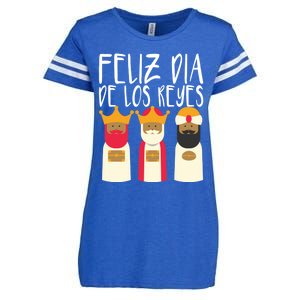 Feliz Dia De Reyes Happy Epiphany Day Three Kings Day Cute Gift Enza Ladies Jersey Football T-Shirt