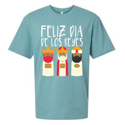 Feliz Dia De Reyes Happy Epiphany Day Three Kings Day Cute Gift Sueded Cloud Jersey T-Shirt