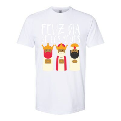 Feliz Dia De Reyes Happy Epiphany Day Three Kings Day Cute Gift Softstyle CVC T-Shirt