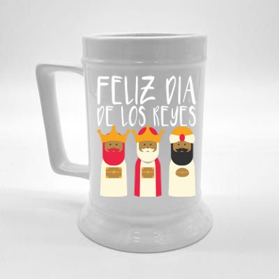 Feliz Dia De Reyes Happy Epiphany Day Three Kings Day Cute Gift Beer Stein