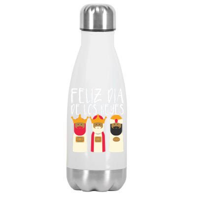 Feliz Dia De Reyes Happy Epiphany Day Three Kings Day Cute Gift Stainless Steel Insulated Water Bottle