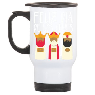 Feliz Dia De Reyes Happy Epiphany Day Three Kings Day Cute Gift Stainless Steel Travel Mug