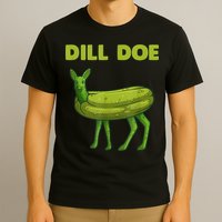 Funny Dill Doe Women Deer Green Dill Pickle Veggie Lover T-Shirt