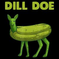 Funny Dill Doe Women Deer Green Dill Pickle Veggie Lover T-Shirt