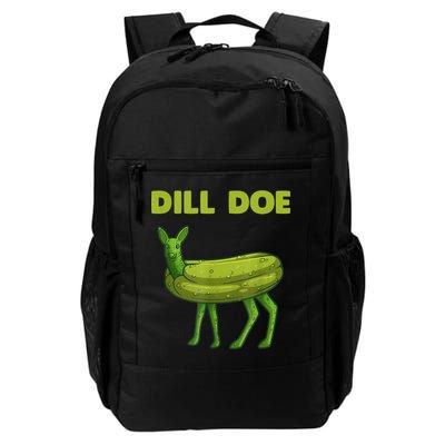 Funny Dill Doe Women Deer Green Dill Pickle Veggie Lover Backpack