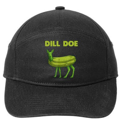 Funny Dill Doe Women Deer Green Dill Pickle Veggie Lover 7-Panel Snapback Hat