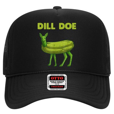 Funny Dill Doe Women Deer Green Dill Pickle Veggie Lover Trucker Hat