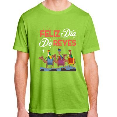 Feliz Dia De Reyes Happy Three Kings Day Epiphany Day Cute Gift Adult ChromaSoft Performance T-Shirt