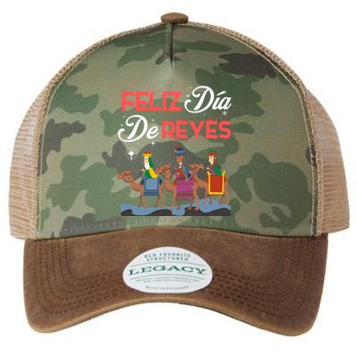 Feliz Dia De Reyes Happy Three Kings Day Epiphany Day Cute Gift Legacy Tie Dye Trucker Hat