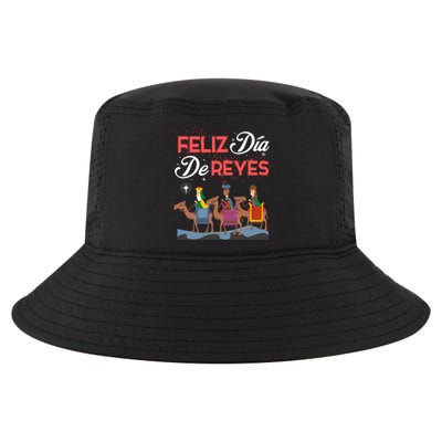 Feliz Dia De Reyes Happy Three Kings Day Epiphany Day Cute Gift Cool Comfort Performance Bucket Hat