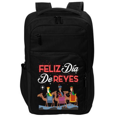 Feliz Dia De Reyes Happy Three Kings Day Epiphany Day Cute Gift Impact Tech Backpack