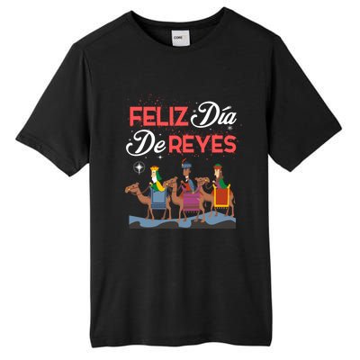 Feliz Dia De Reyes Happy Three Kings Day Epiphany Day Cute Gift Tall Fusion ChromaSoft Performance T-Shirt