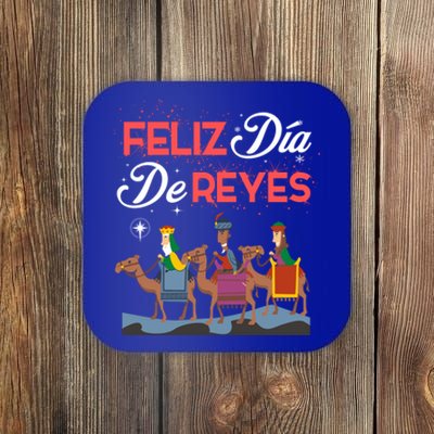 Feliz Dia De Reyes Happy Three Kings Day Epiphany Day Cute Gift Coaster