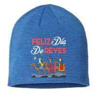 Feliz Dia De Reyes Happy Three Kings Day Epiphany Day Cute Gift Sustainable Beanie