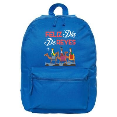 Feliz Dia De Reyes Happy Three Kings Day Epiphany Day Cute Gift 16 in Basic Backpack