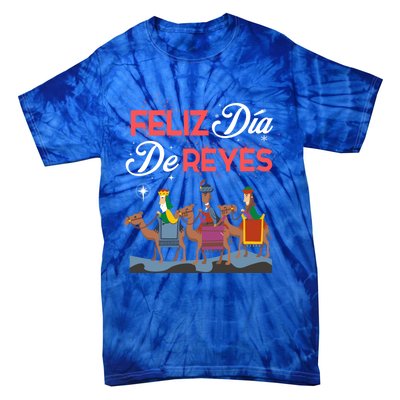 Feliz Dia De Reyes Happy Three Kings Day Epiphany Day Cute Gift Tie-Dye T-Shirt