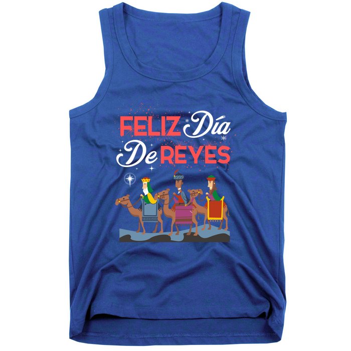 Feliz Dia De Reyes Happy Three Kings Day Epiphany Day Cute Gift Tank Top