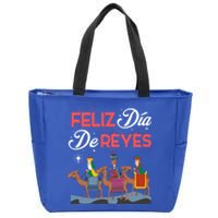 Feliz Dia De Reyes Happy Three Kings Day Epiphany Day Cute Gift Zip Tote Bag