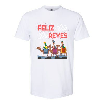 Feliz Dia De Reyes Happy Three Kings Day Epiphany Day Cute Gift Softstyle CVC T-Shirt