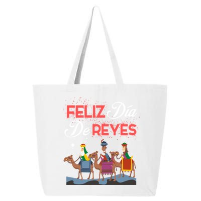 Feliz Dia De Reyes Happy Three Kings Day Epiphany Day Cute Gift 25L Jumbo Tote