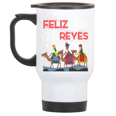 Feliz Dia De Reyes Happy Three Kings Day Epiphany Day Cute Gift Stainless Steel Travel Mug