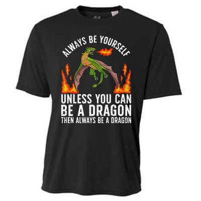 Funny Dragon Design For Fantasy Dragon Lover Cooling Performance Crew T-Shirt