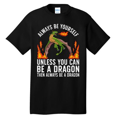 Funny Dragon Design For Fantasy Dragon Lover Tall T-Shirt