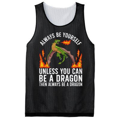 Funny Dragon Design For Fantasy Dragon Lover Mesh Reversible Basketball Jersey Tank