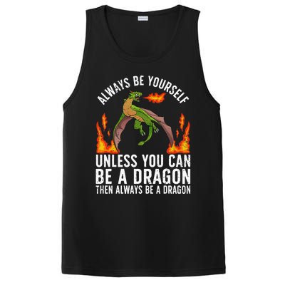 Funny Dragon Design For Fantasy Dragon Lover PosiCharge Competitor Tank