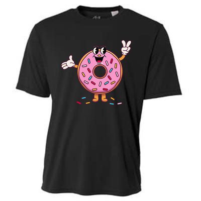 Funny Donut Donut Sprinkles Cooling Performance Crew T-Shirt