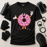 Funny Donut Donut Sprinkles Performance Shirt