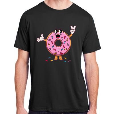 Funny Donut Donut Sprinkles Adult ChromaSoft Performance T-Shirt