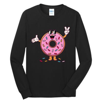 Funny Donut Donut Sprinkles Tall Long Sleeve T-Shirt