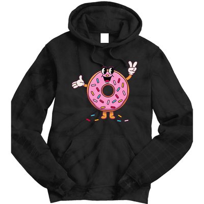 Funny Donut Donut Sprinkles Tie Dye Hoodie