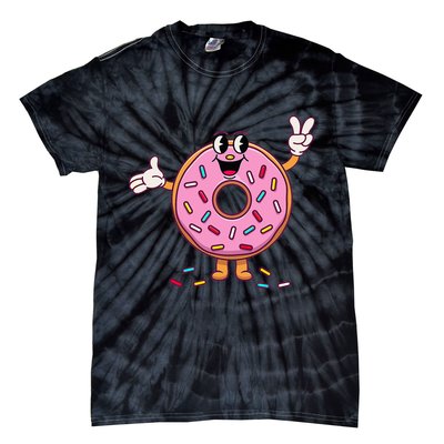 Funny Donut Donut Sprinkles Tie-Dye T-Shirt