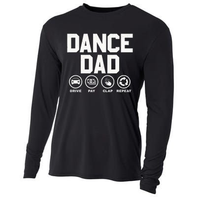 Funny Dance Dad Proud Dancer Dancing Father Cooling Performance Long Sleeve Crew