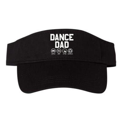 Funny Dance Dad Proud Dancer Dancing Father Valucap Bio-Washed Visor