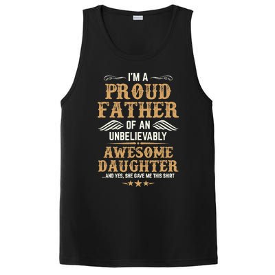 Fathers Day Dad Matching Daughter Fathers Day PosiCharge Competitor Tank