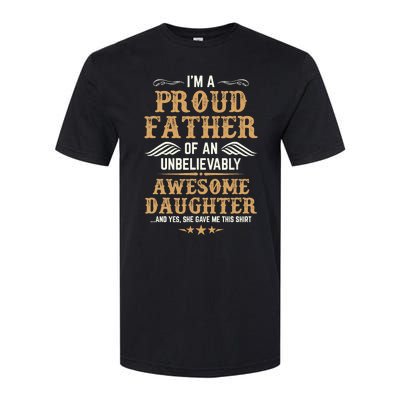 Fathers Day Dad Matching Daughter Fathers Day Softstyle CVC T-Shirt