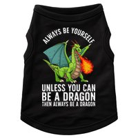 Funny Dragon Design For Fantasy Dragon Lover Doggie Tank